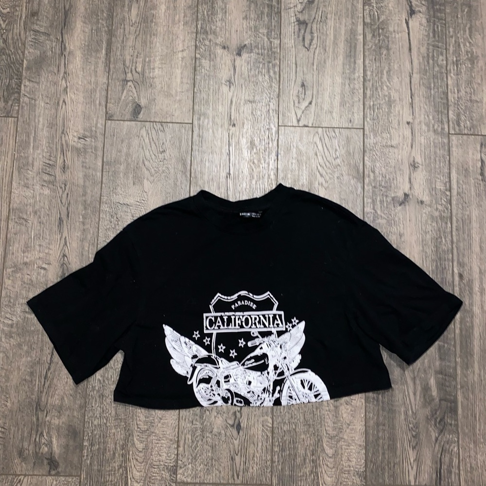 Motorcycle crop top from shein!